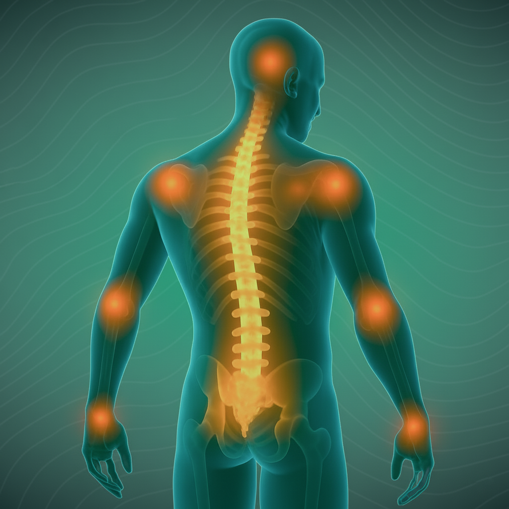 Illustration of how CBD works in the human body
