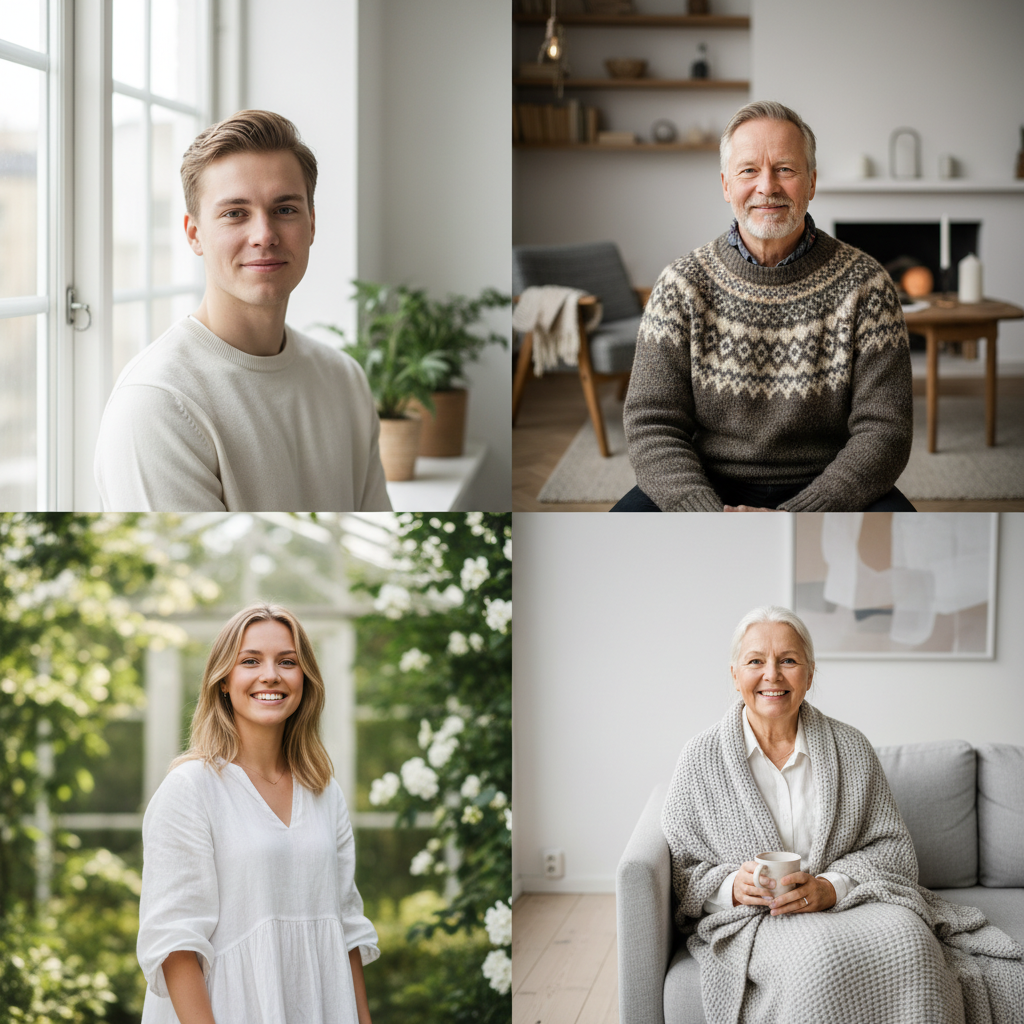 Four people of different ages who use Provitura