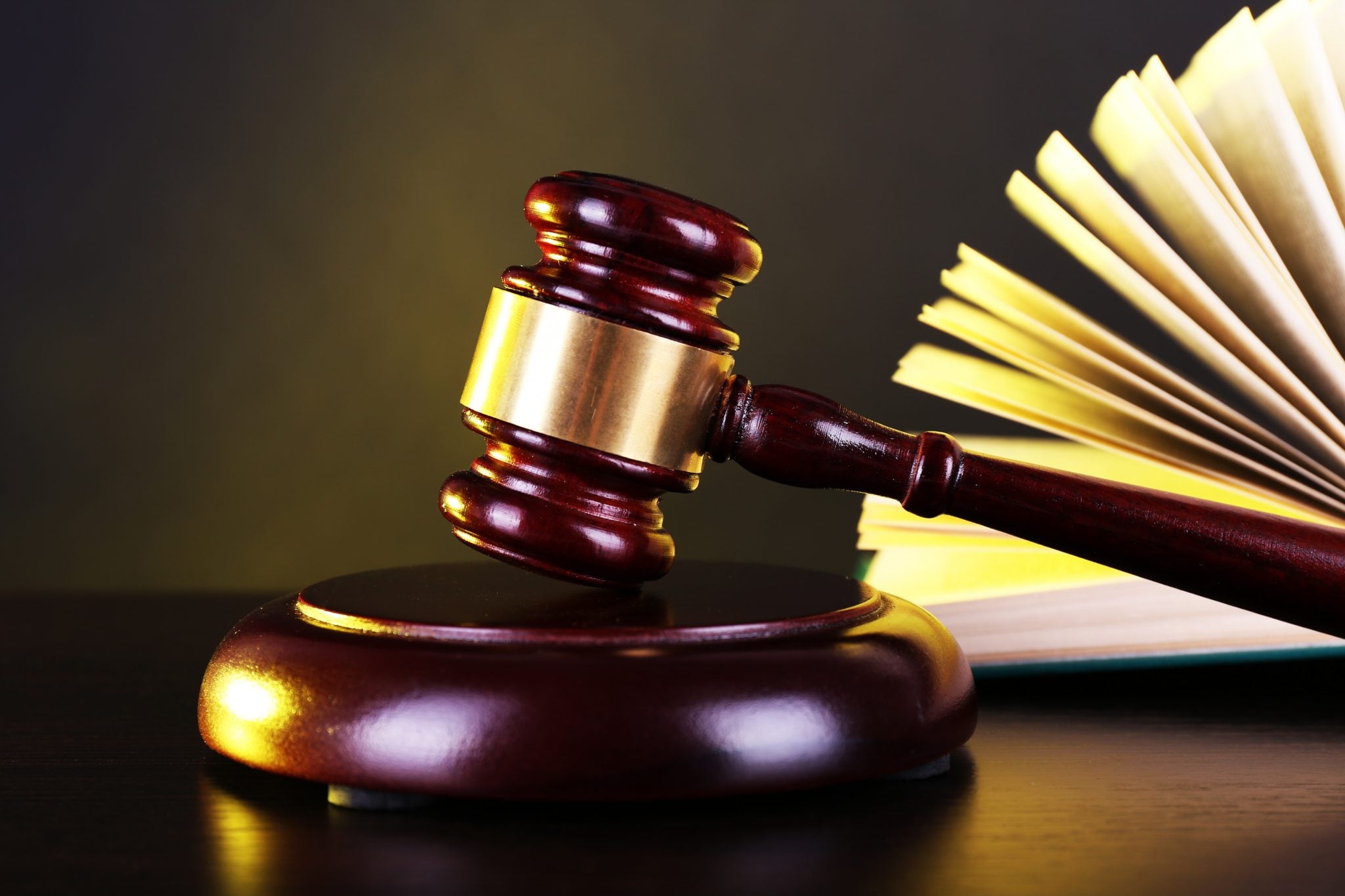 Gavel and legal book representing CBD rules in Europe